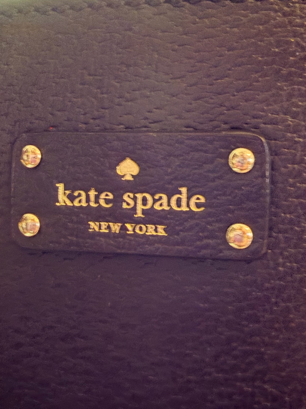 kate spade Black Satchel with Leopard-Print Side Panels - Picture 7 of 7